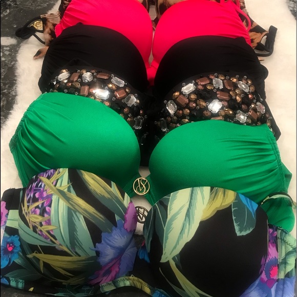 ALL I have in VS bombshell bikini tops SIZE: 34 D - Picture 3 of 8